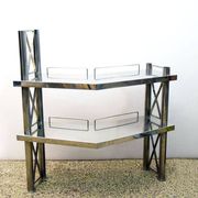 Steel console made in Italy, 1970s