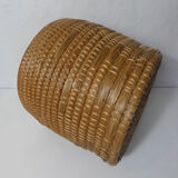 large straw basket banneton folk art