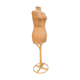 Mannequin  buste vintage en osier  et bambou