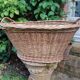 Large wicker laundry basket