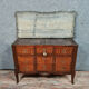 Dresser period Transition to double jump in noble wood marquetry around 1750