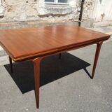 Table scandinave teck extensible