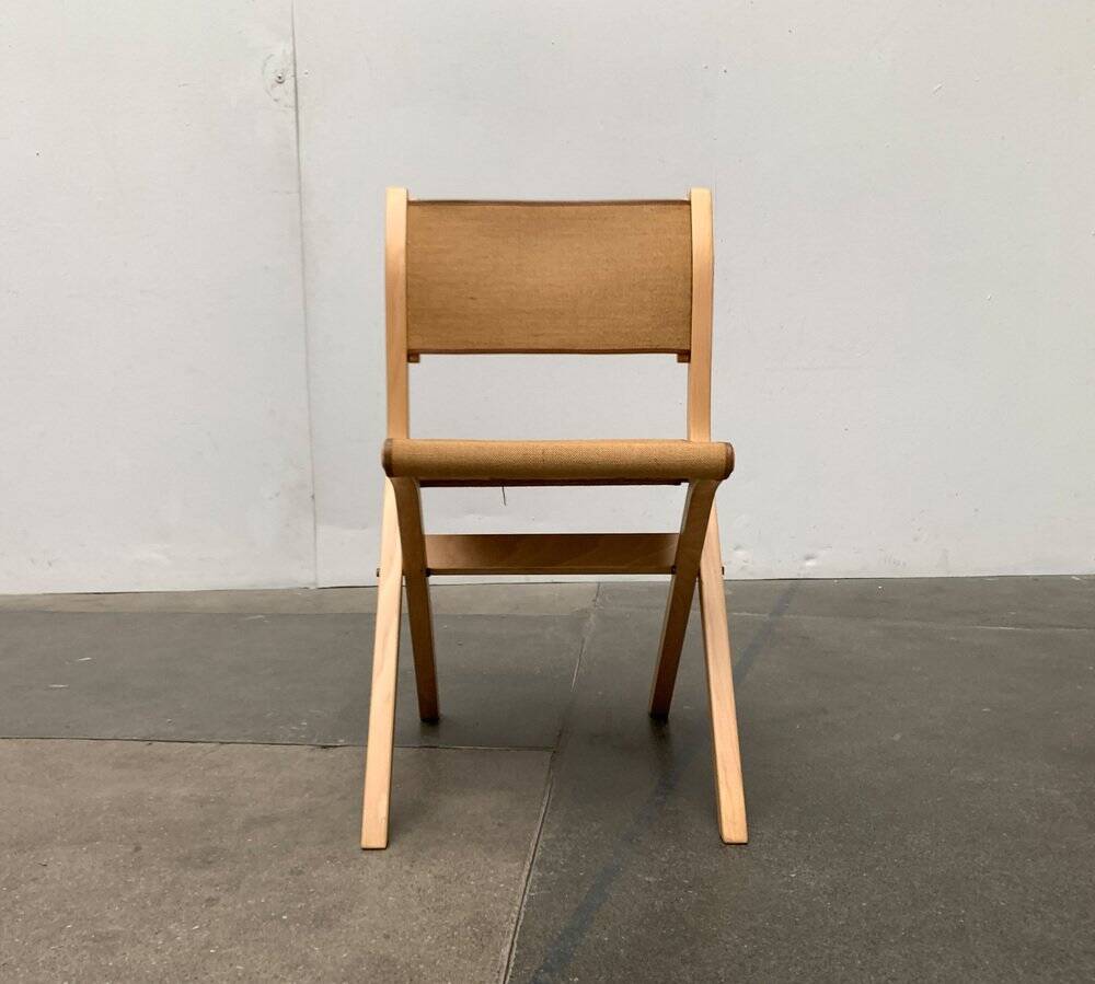 Vintage Italian folding chairs by Ilmari Tapiovaara for Olivo Italy, set of 3.