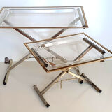 Vintage plexiglass side tables 1970