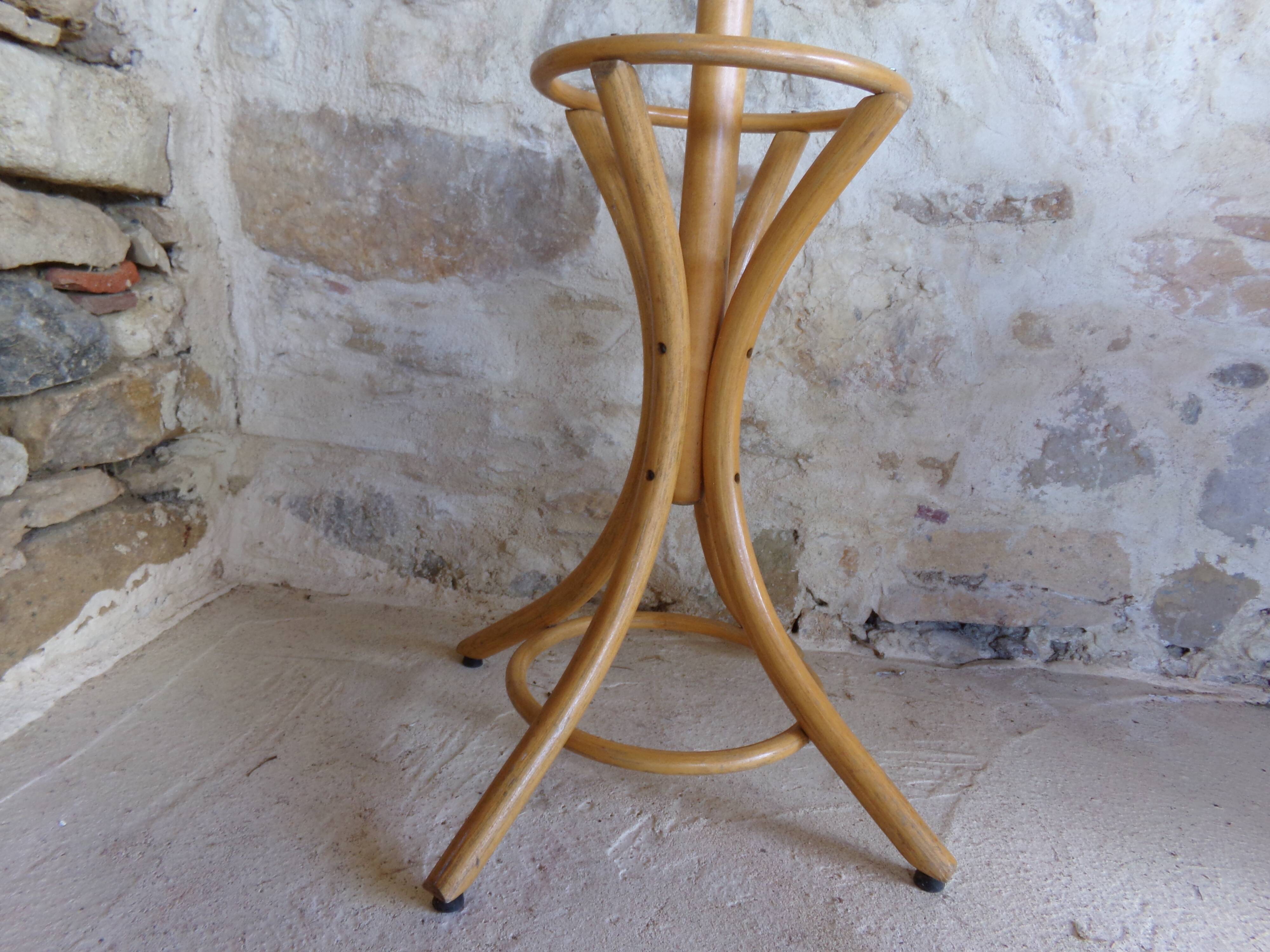 Bamboo parrot coat rack