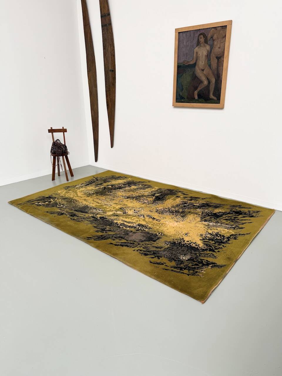 René Fumeron wool rug, 1960, Nevada model
