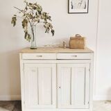 Antique Parisian sideboard in patinated wood