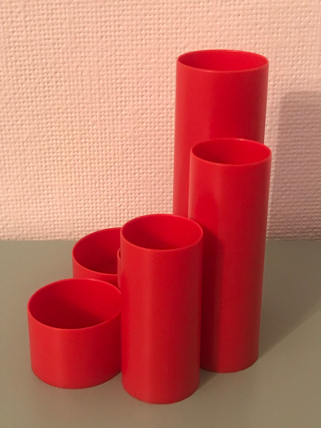 Penrex Swiss office organizer vintage orange pencil pot