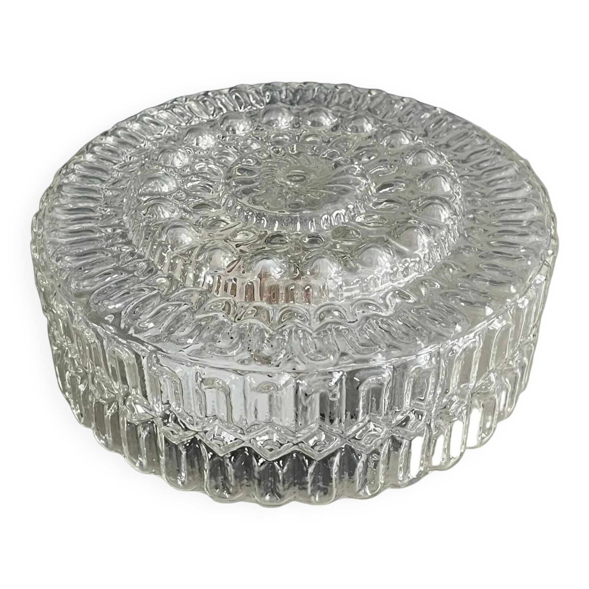 Ceiling light or moulded glass wall light