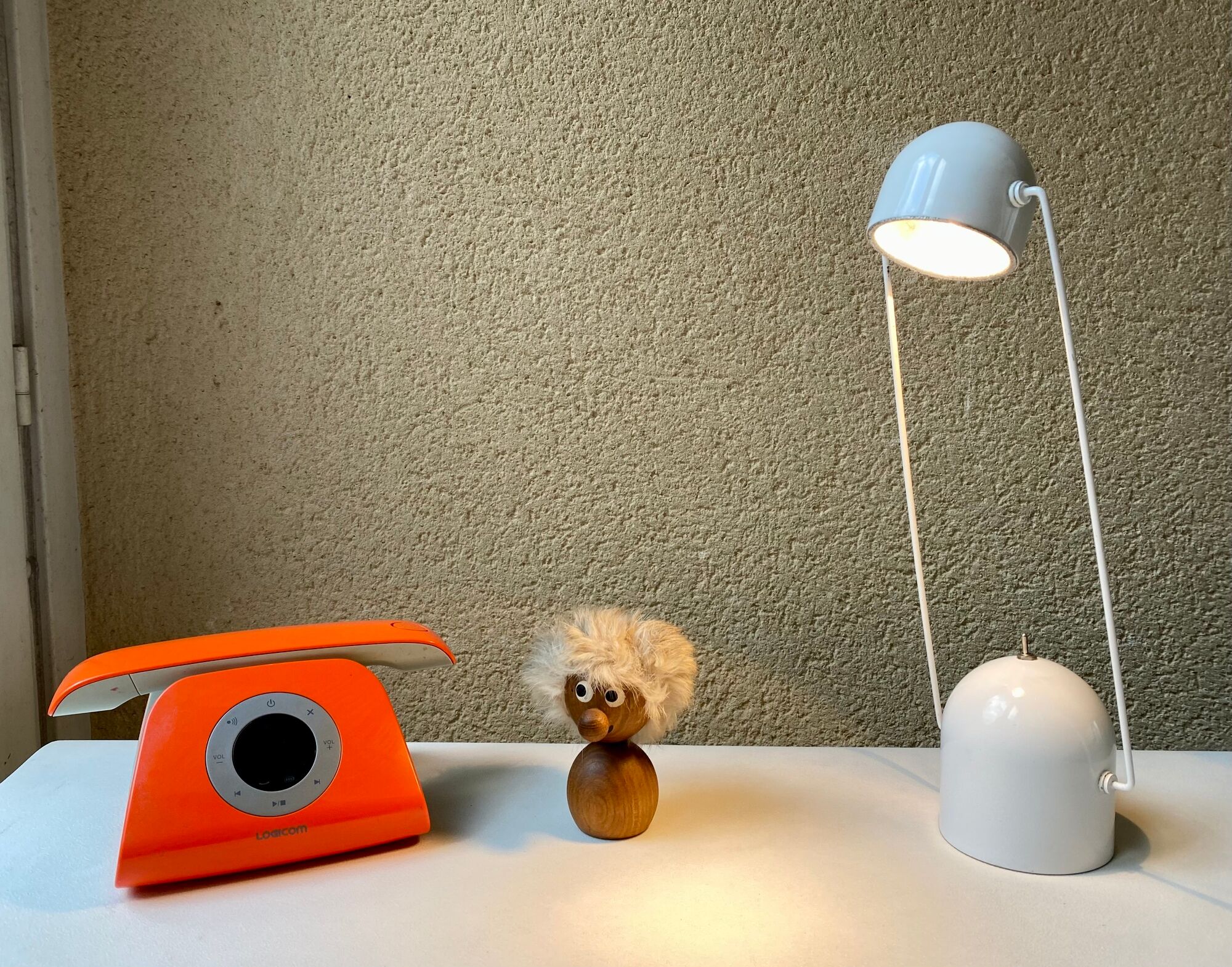 Desk lamp design Memphis italy vintage 70s Stillplast