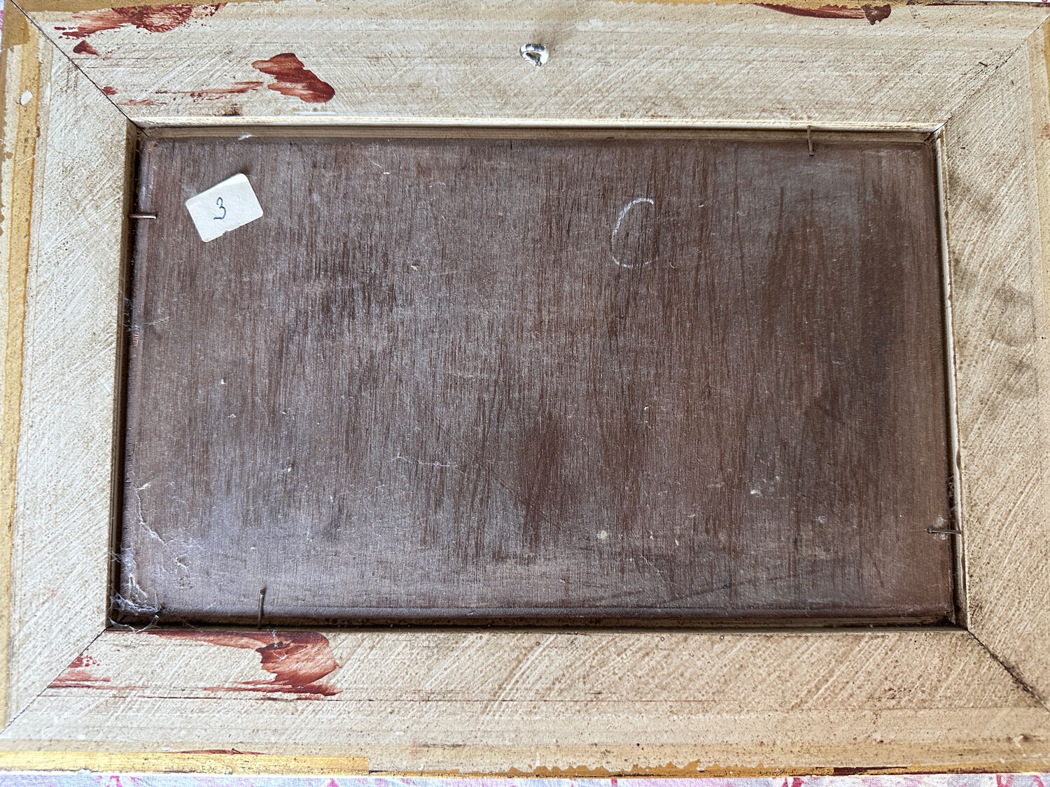 Oil on wood Eugène Jacquet early 1900