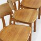 Vintage Danish mid-century dining chairs set of 6