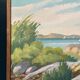 Original Swedish Oil On Canvas – “Coastal Landscape” By R. – Dated 1979 – Vintage & Framed – 50 × 42 Cm (19.7" × 16.5")