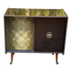 Vintage Prinz illuminated bar cabinet from the 1960s