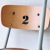 Vintage School Chairs, set of 4