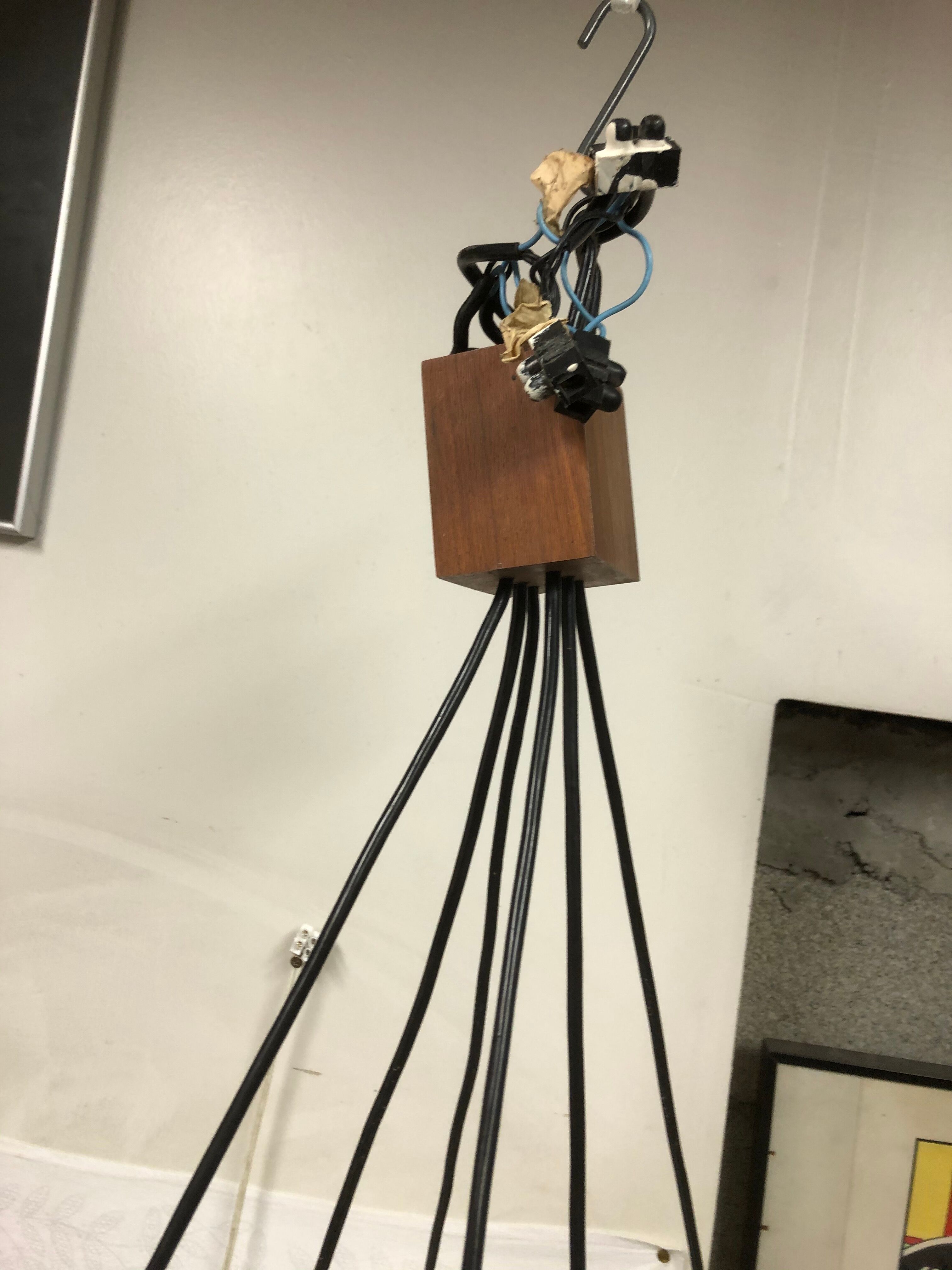 Scandinavian chandelier 60s