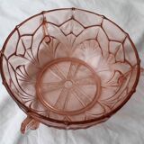 Glass salad bowl