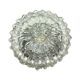 Crystal Ceiling Lamp, Wall Lamp RZB 32310 Floral Motif / Ice Glass, Germany