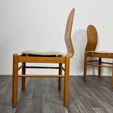 Set Di 4 Sedie Da Pranzo Design Mid Century Scandinavo Anni 70