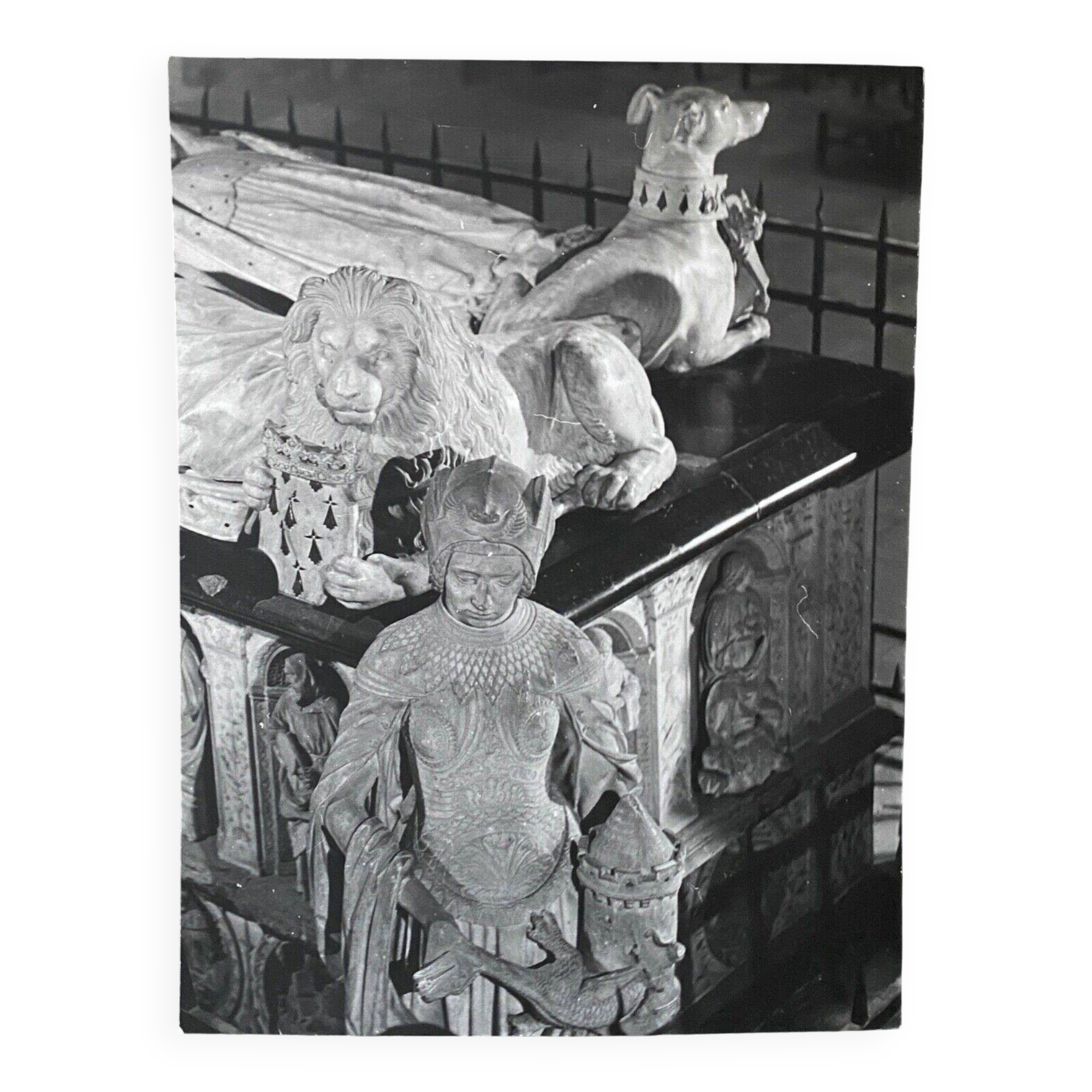 Silver photo Bernard Darot 20th Statue La Force II