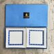 Two Lanvin porcelain trinket trays with original box