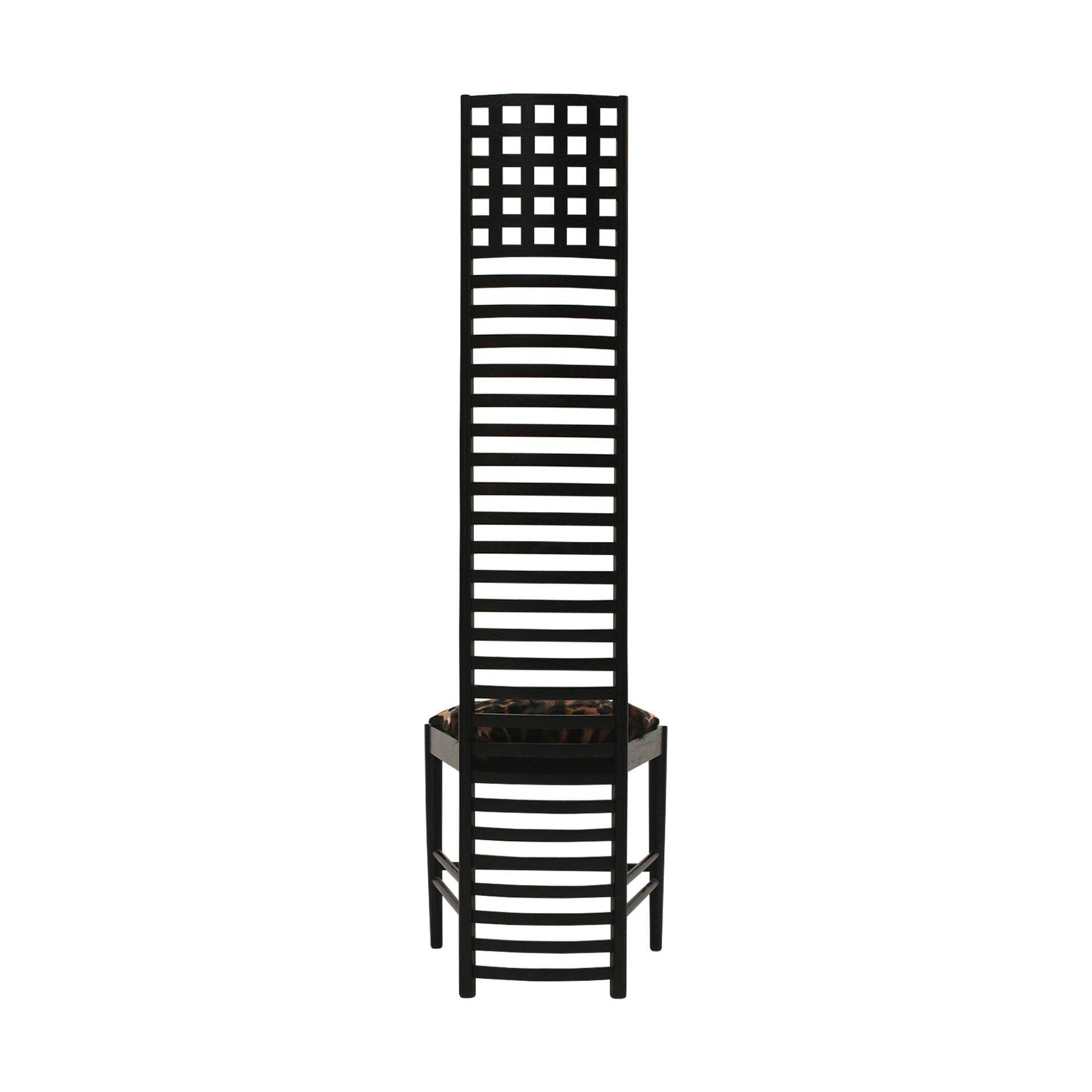 Mid-Century Modern Mackintosh "292 Hill House 1" Italian Pair of Ashwood Chairs
