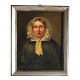 19th Century Portrait of a Lady Oil on Canvas