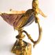 Late Art Deco bronze and porcelain centrepiece.