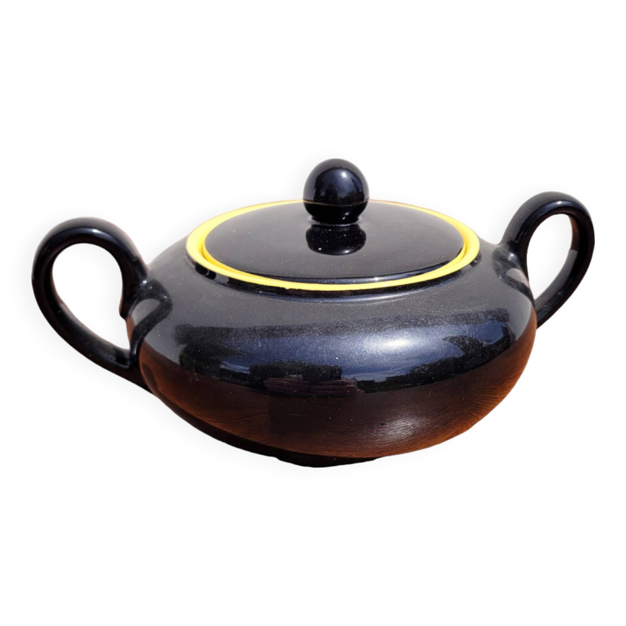 Biarritz sugar bowl by Villeroy and Boch 1950