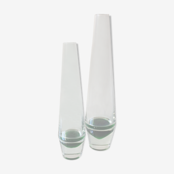 2 Holmegaard vases by Christer Holmgren 1967