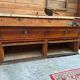 Large butcher's block from the late 19th century.