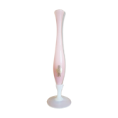 Vase soliflore en opaline rose
