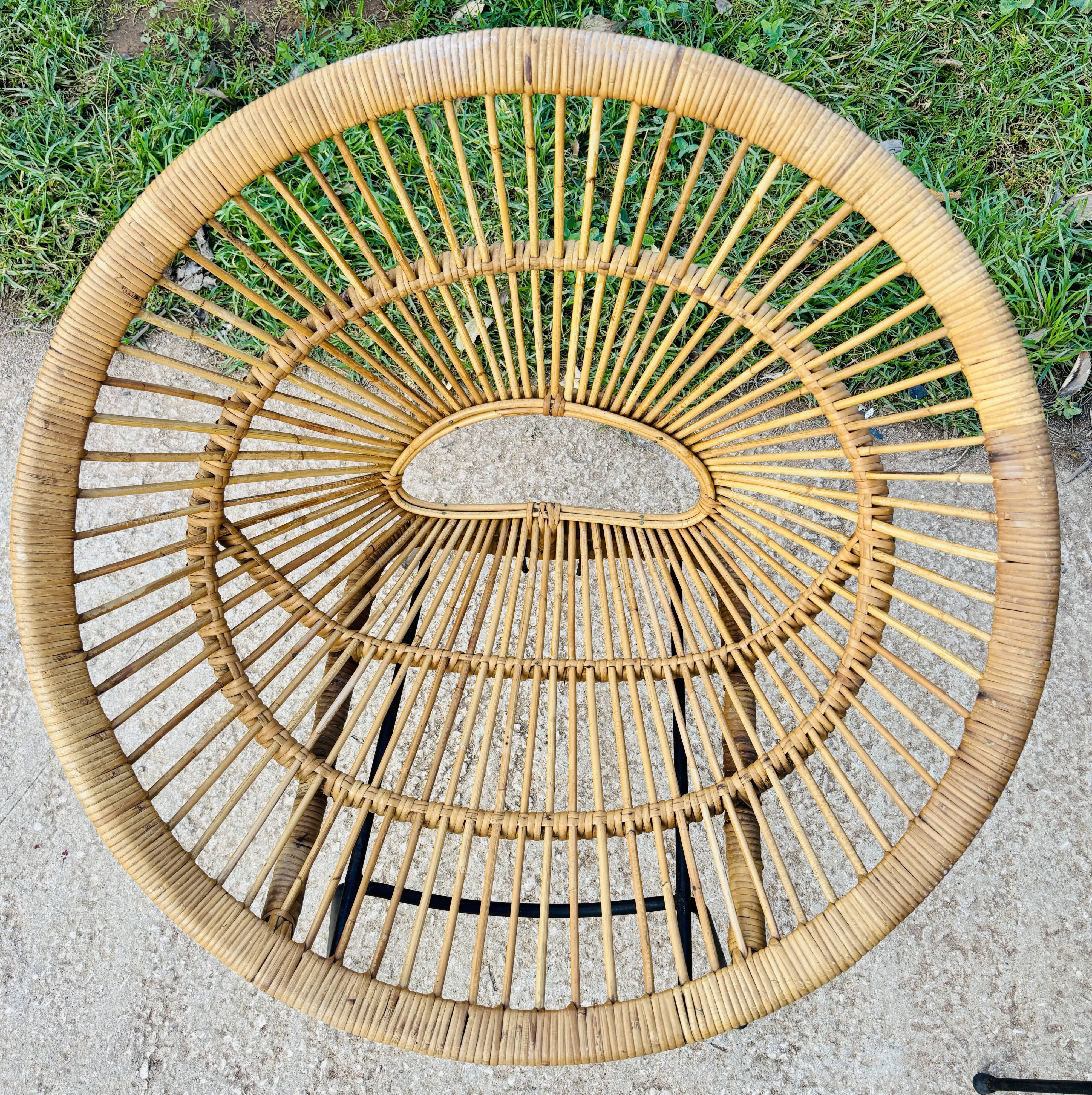 Pair of 1950s "Sun" armchairs