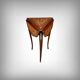 Small Folding Table in Mahogany, Napoléon III period – 2nd half of the 19th century