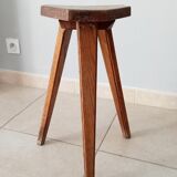 Vintage tripod stool 70s