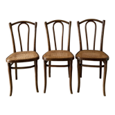 Série de 3 chaises Thonet