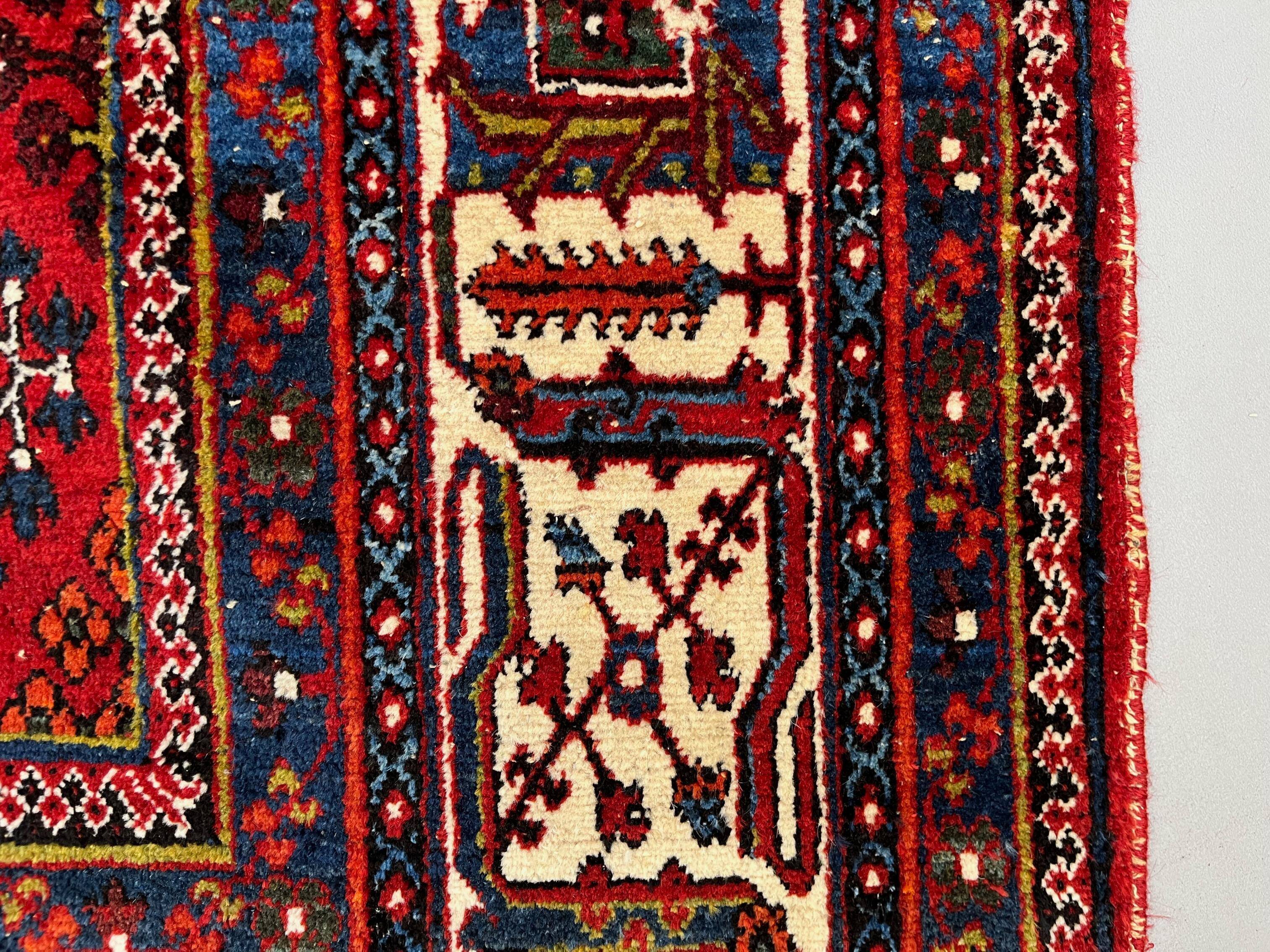 Vintage Persian Meymeh Rug, Wool Oriental HandMade Rug 328x236 cm