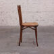 Bistrot chair in curved wood and caning