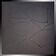 Tableau peinture abstraite monochrome minimaliste noir