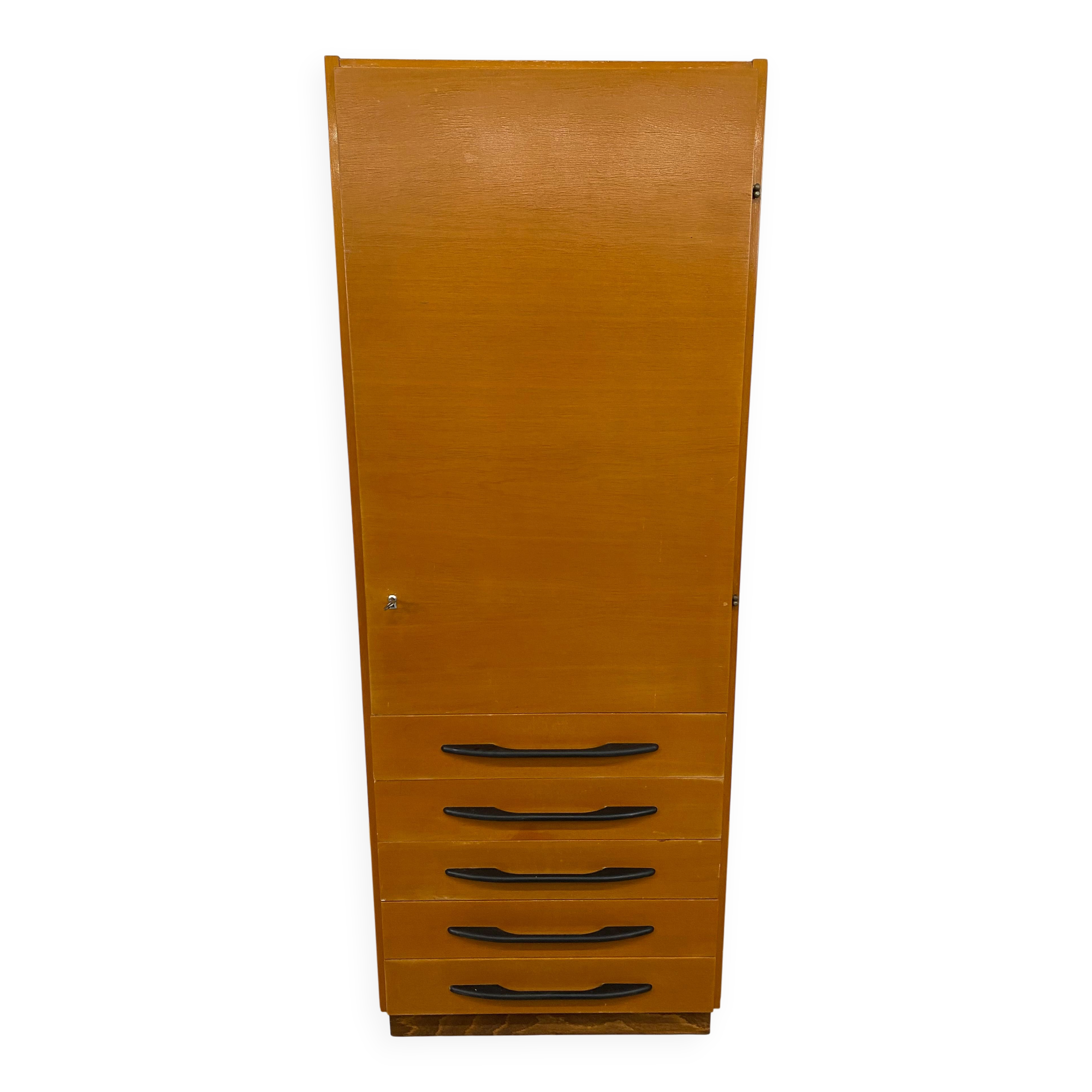 Writing desk with cabinet by Mojmír Požár for UP Závody Bučovice