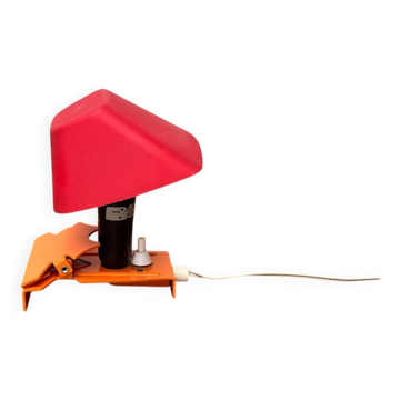 Mid-century East German space age clamp lamp by Krania, 1960s.