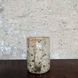 Set of 6 stoneware cups and a pitcher