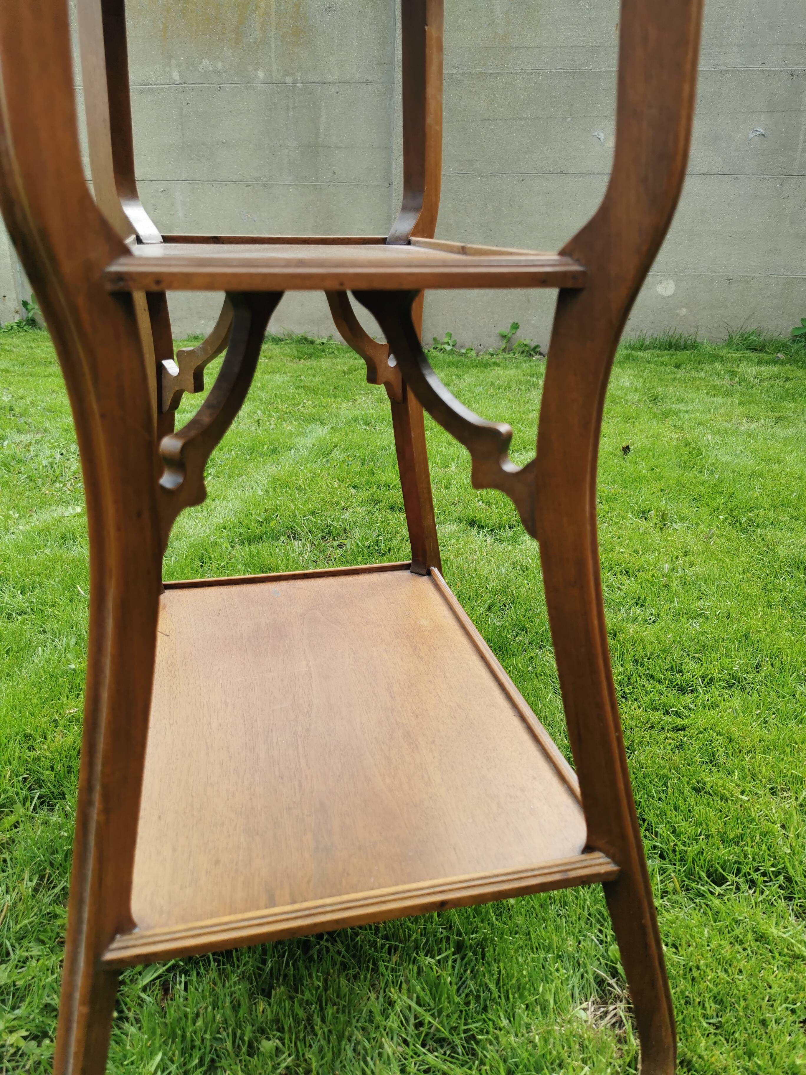 ART NOUVEAU-style old walnut harness circa 1900