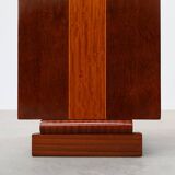 Unique Art Deco cabinet with veneer wood inlay, France 1920s