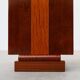 Unique Art Deco cabinet with veneer wood inlay, France 1920s