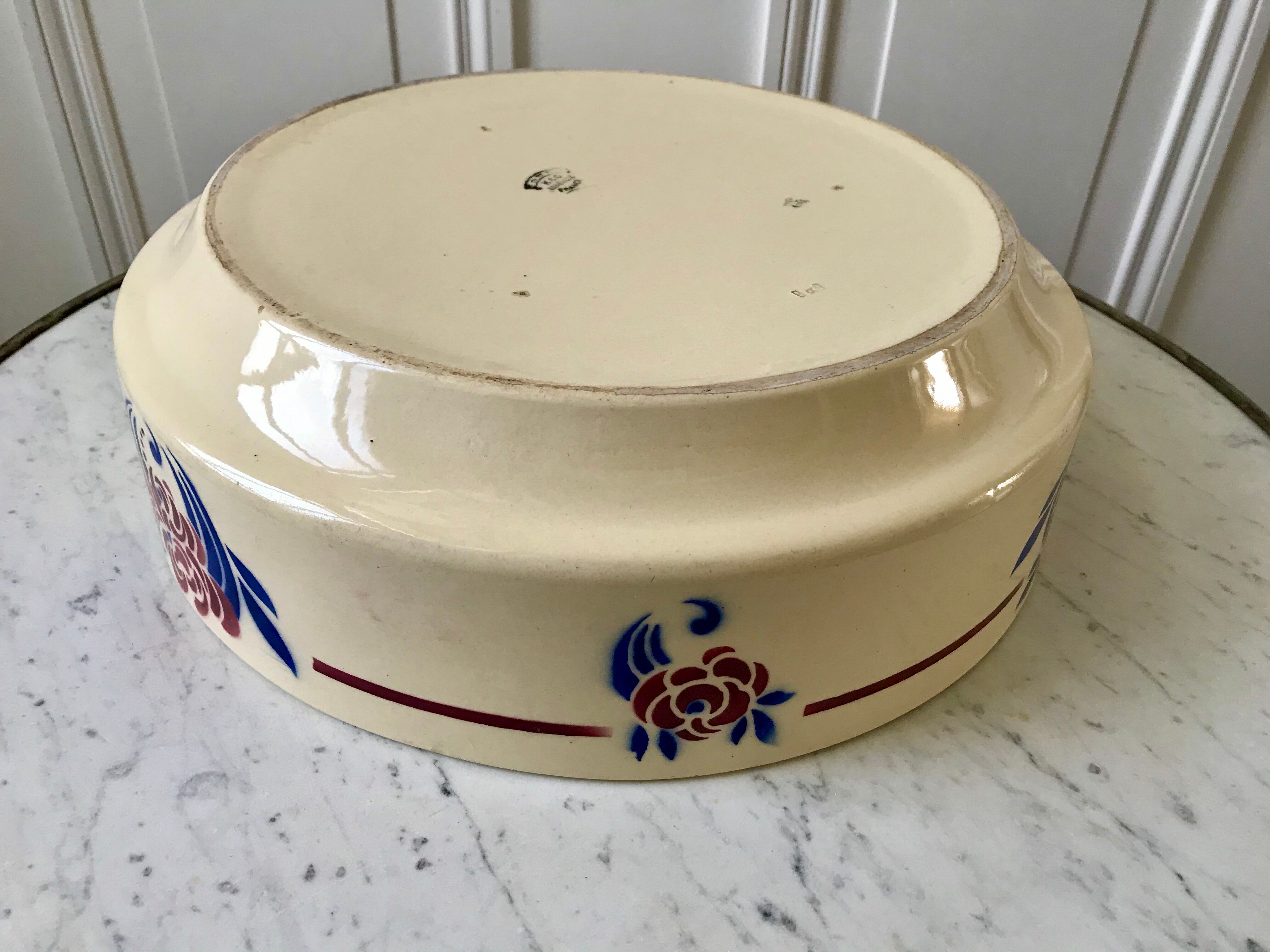 large bowl K&G Lunéville 30s