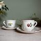Duo of cups and saucers Old Saint Amand