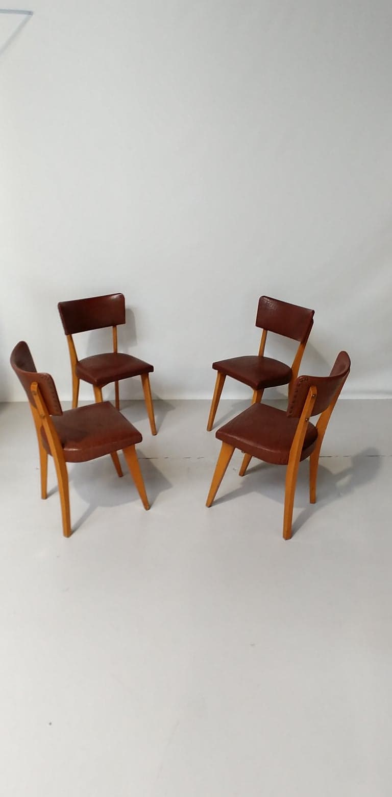 Set of 4 vintage chairs