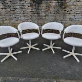 Vintage barber chair set
