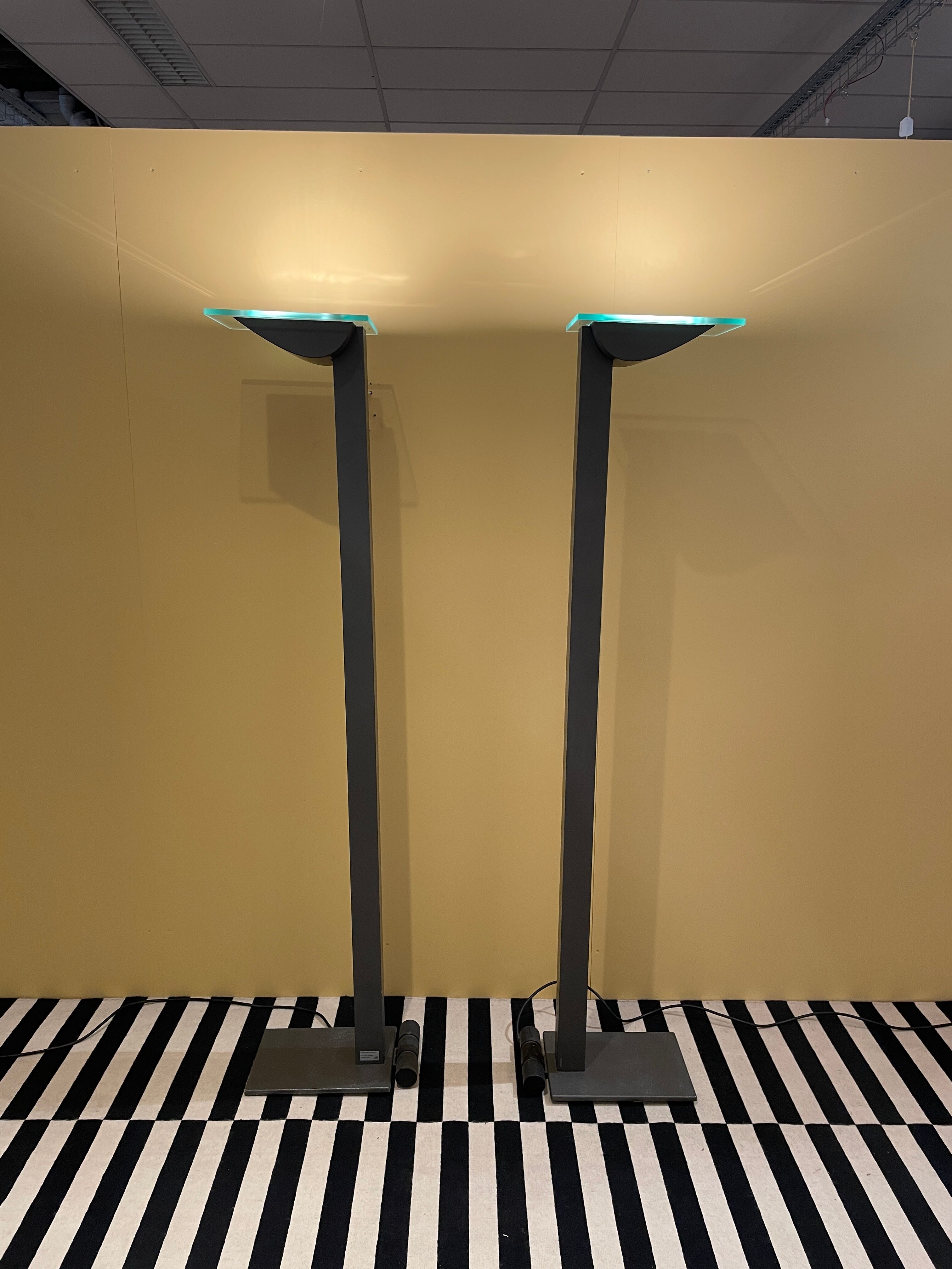 Halogen floor lamp ID-S by Ettore Sottsass for Zumtobel, 1980's